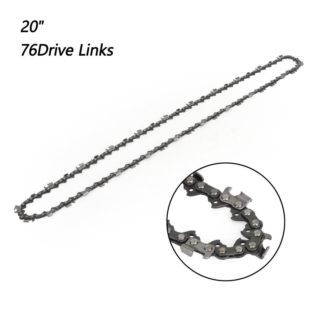 Replacement Chainsaw Chain 325 Pitch 76 Drive Links .058 Gauge 20 Inch