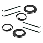1997 Ford F250 Front Door Weatherstrip and Window Sweep Seal Kit 8PC