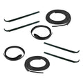 Ford F250 HD 1997 Front Door Window Sweep Weatherstrip Seal 8-Piece Kit