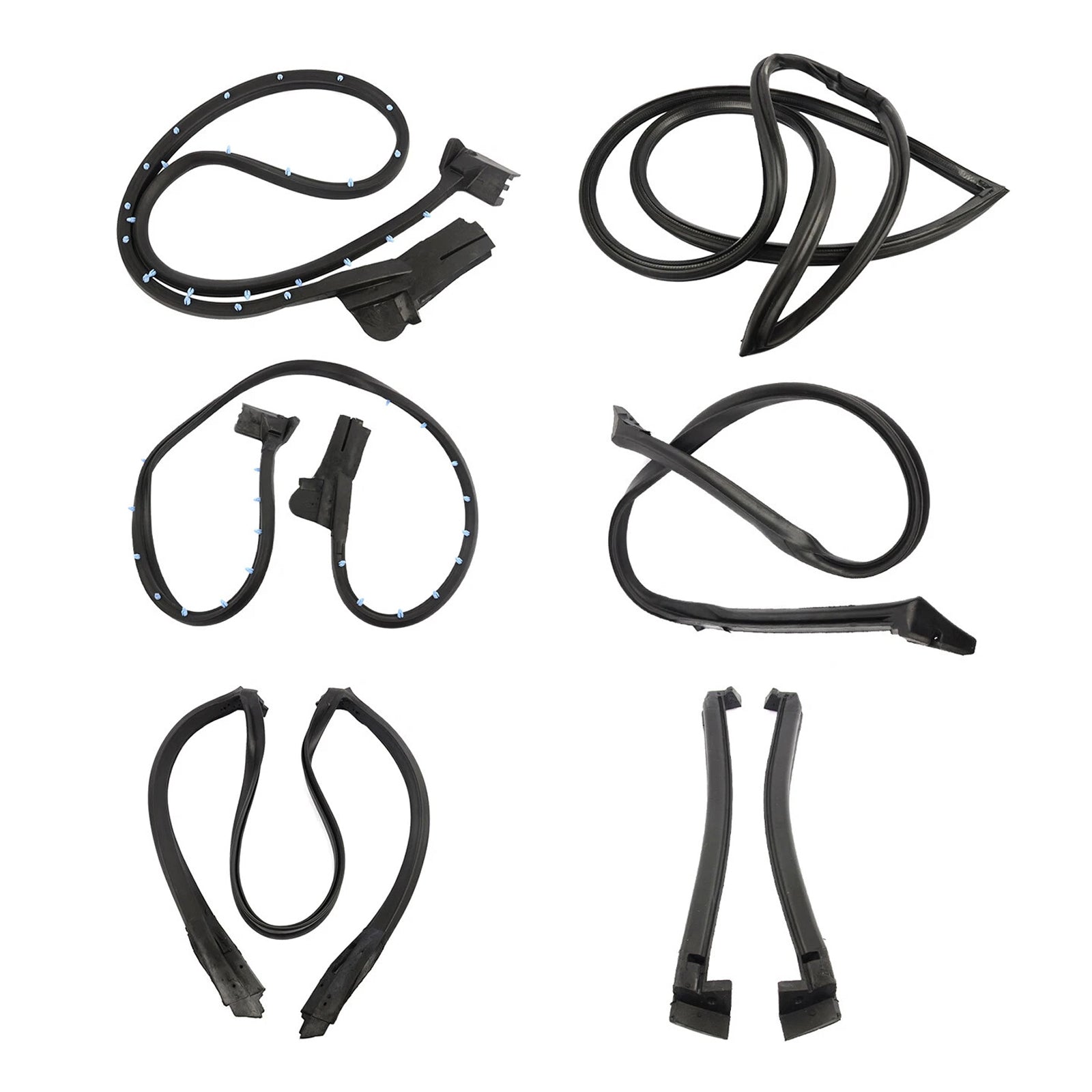 Chevrolet Corvette C4 Coupe Door Weatherstrip Seal Kit Waterproof 1984-1996 9096GGW