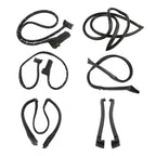 Weatherproof Door Seal Strip Kit for 1984-1996 Chevrolet Corvette C4 Coupe 9096GGW