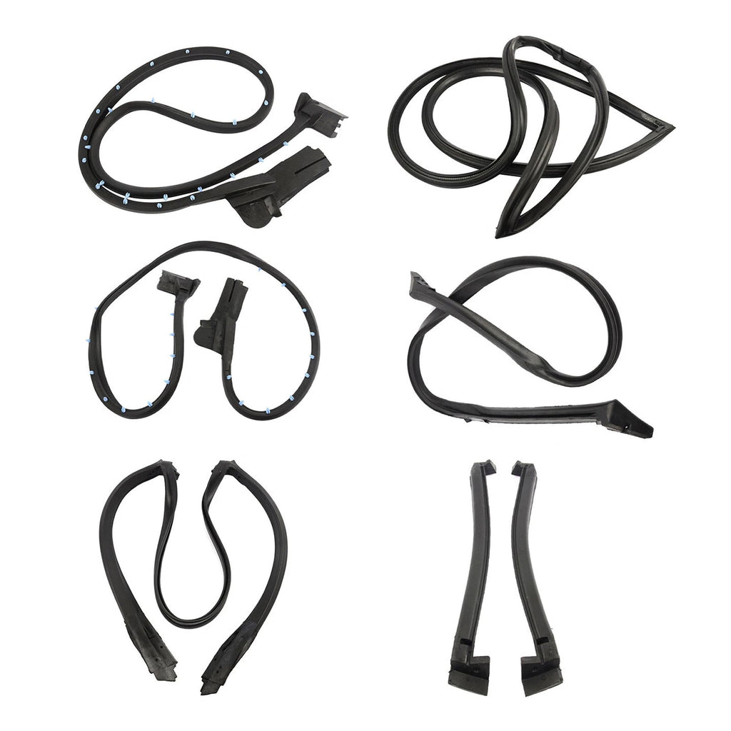 1984 to 1996 Chevy Corvette C4 Coupe Waterproof Weatherstrip Seal Kit 9096GGW
