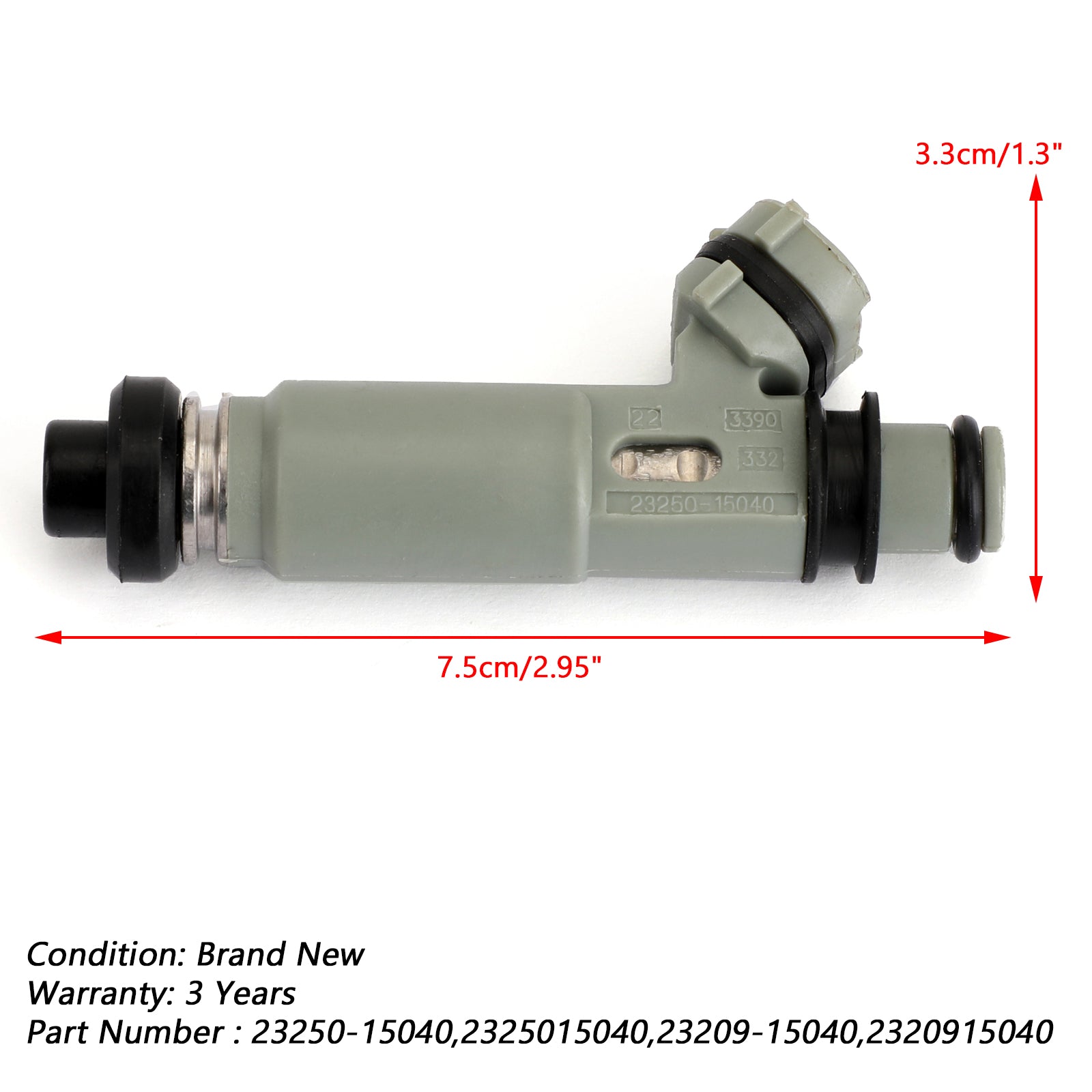 Toyota 4AFE Engine Fuel Injector 23250-15040 Corolla AE11 Soluna AL50 Corona Part