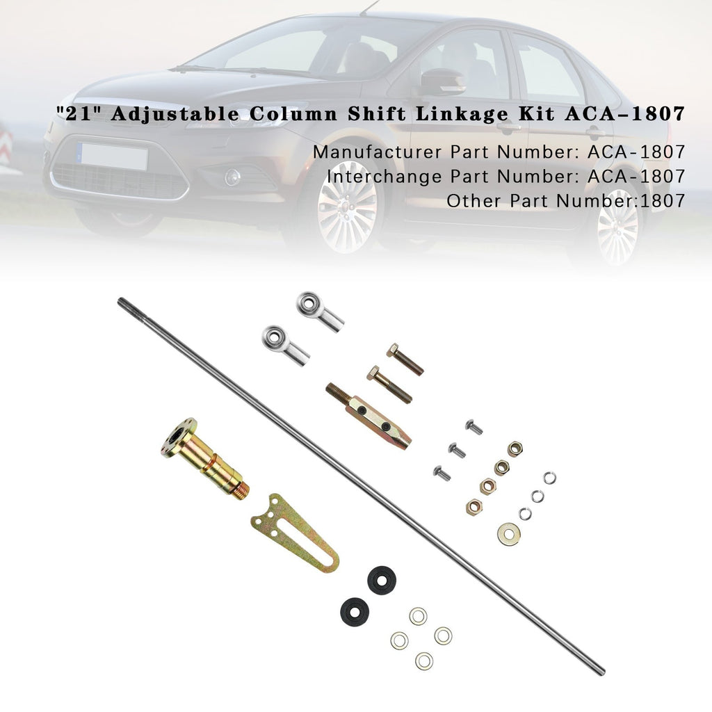 1980-1983 Mark VI and 1980-1987 Continental 21" Column Shift Linkage Kit Adjustable ACA-1807