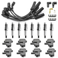 2001-2004 CORVETTE Z06 5.7L V8 Engine Ignition Coil With Spark Plugs and Wire D580 UF192