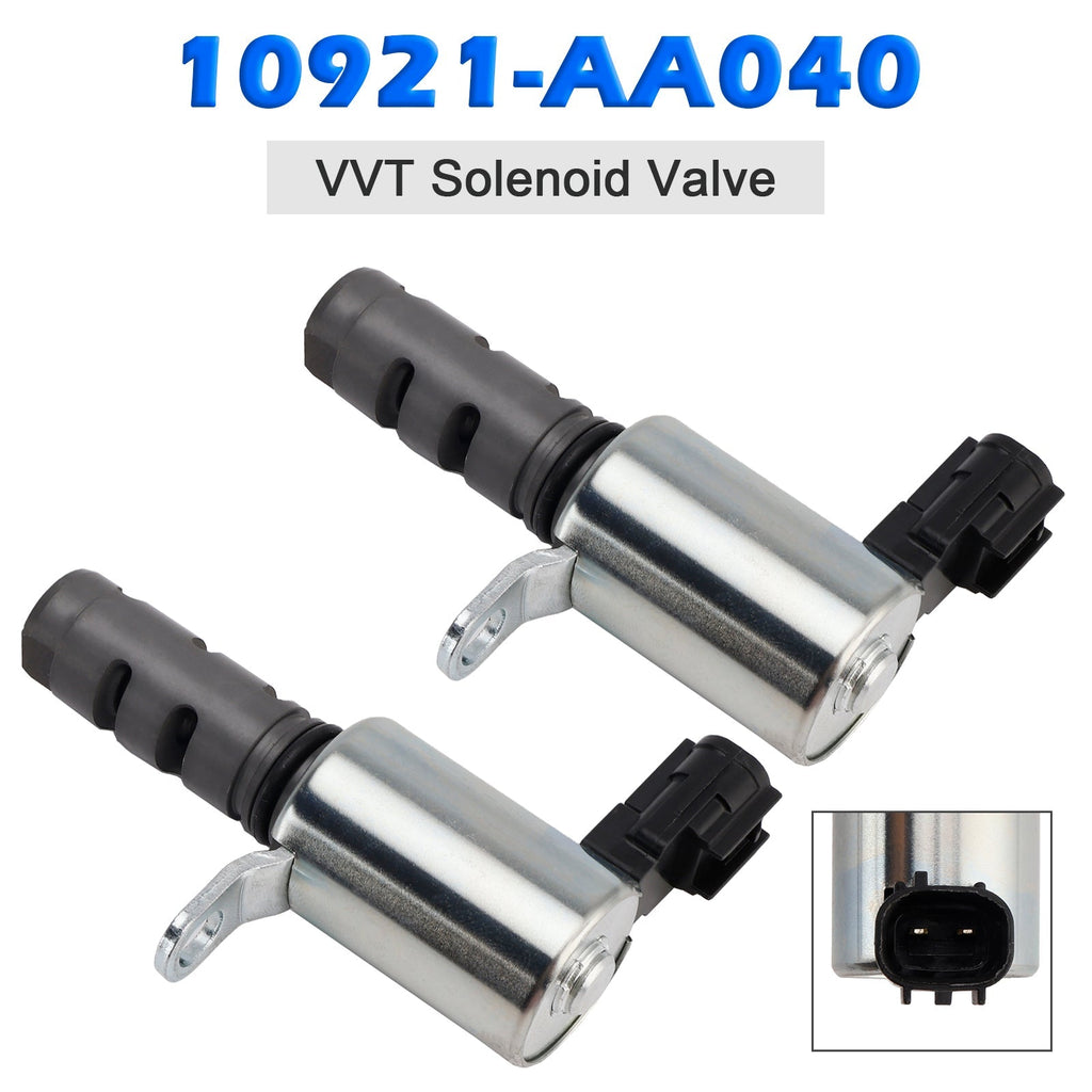 Variable Valve Timing Solenoid 10921-AA040 for Subaru Legacy Outback Forester 2006-2012 (Pair)