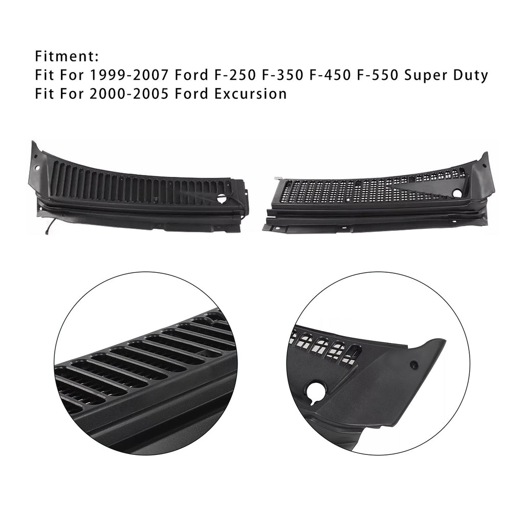 Genuine Ford Excursion Windshield Wiper Cowl Ventilation Grille 3C3Z25022A68