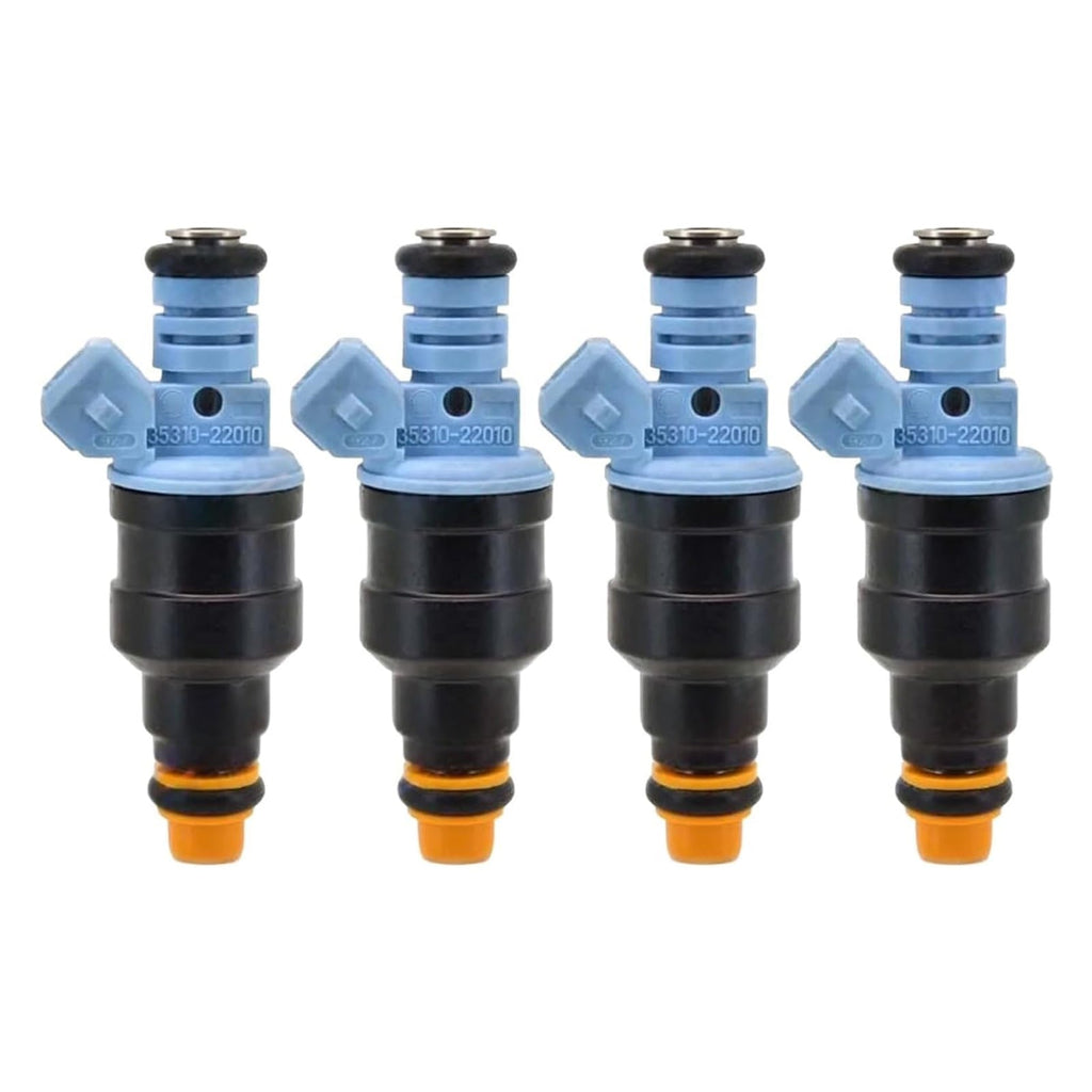 1994-1999 Hyundai Excel X3 4-Piece Fuel Injector Set 1.5L 4-Cylinder G4EK 35310-22010