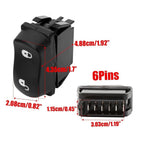 1609211PKG Door Lock Power Switch Button for Peterbilt Heavy Duty Trucks