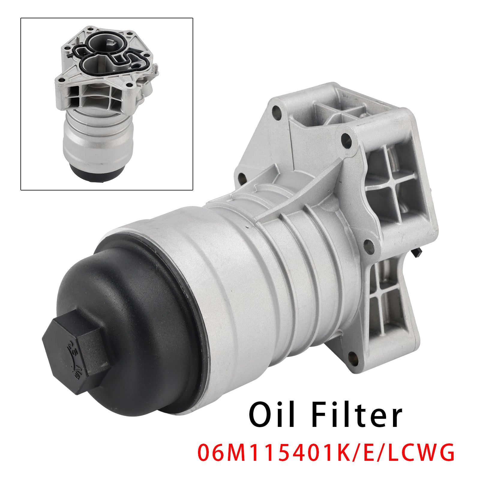 06M115401K/E/LCWG Integrated Oil Cooler Filter Housing Assembly for Audi VW S4 S5 A6 A7 SQ5