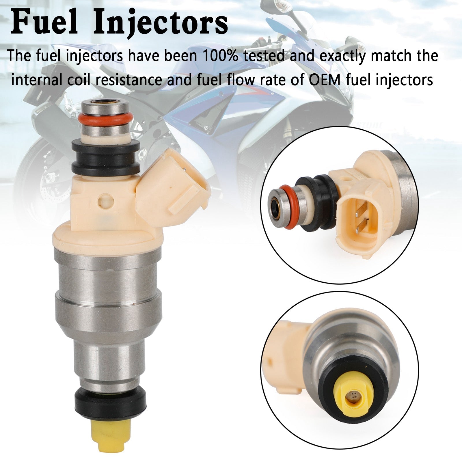 1.6L Suzuki Tracker Sidekick X-90 Fuel Injector 15710-58B00 INP-470 Replacement