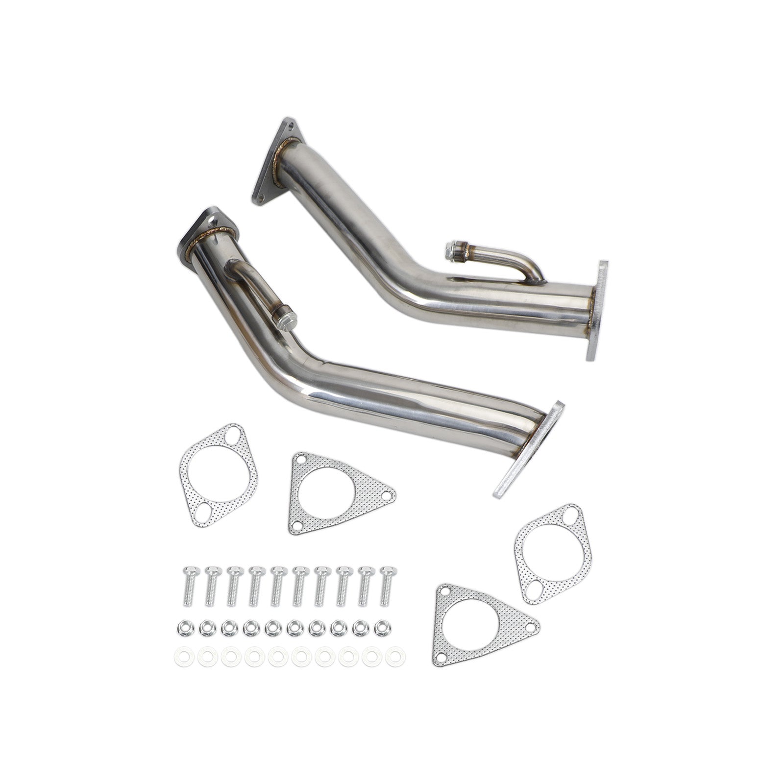 2.5 Inch Exhaust Test Pipes Downpipe Kit for Infiniti Q50 Q60 3.7L Engine