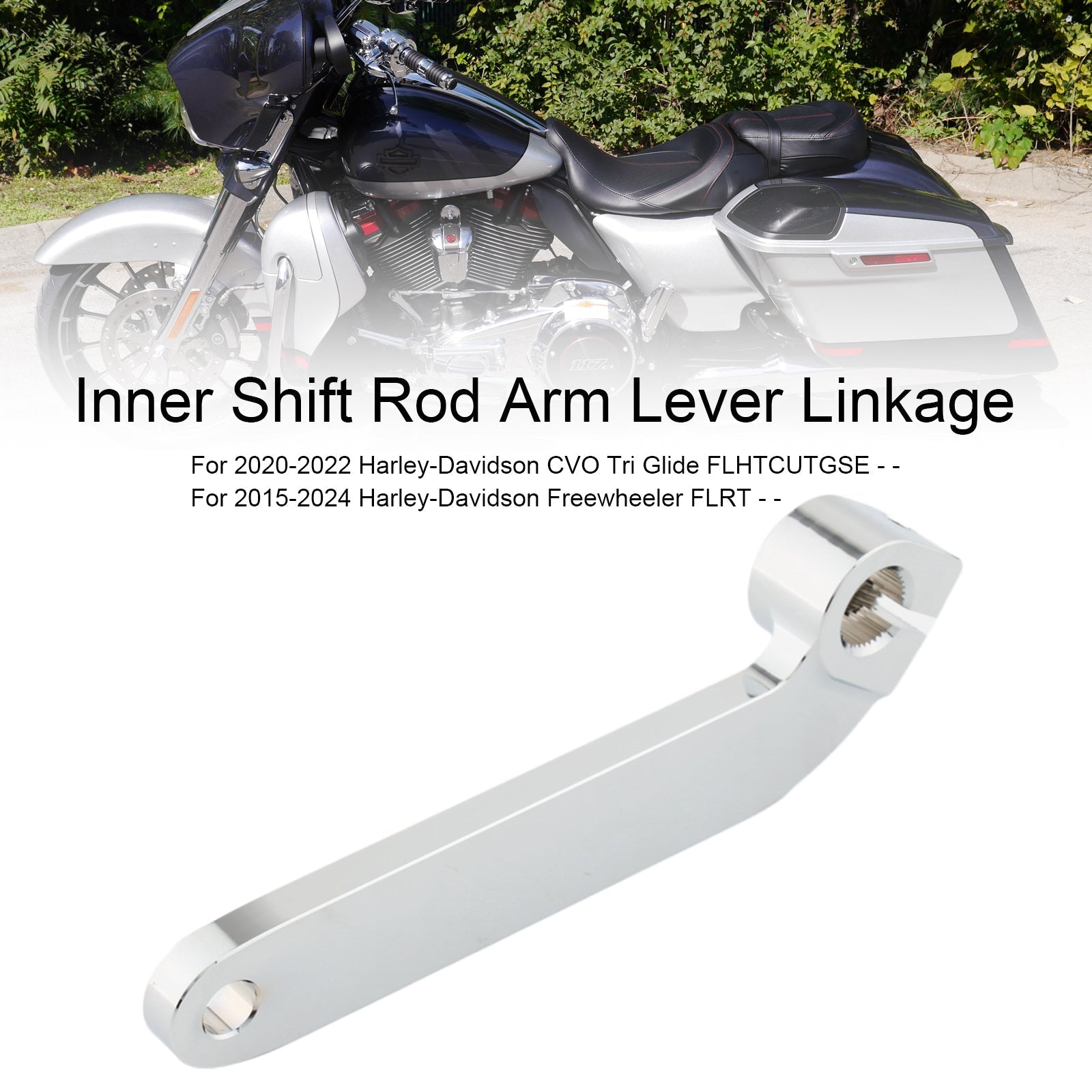 1602-0868 Road King FLH FLT FLRT Inner Shift Lever Linkage Rod Arm 84-19