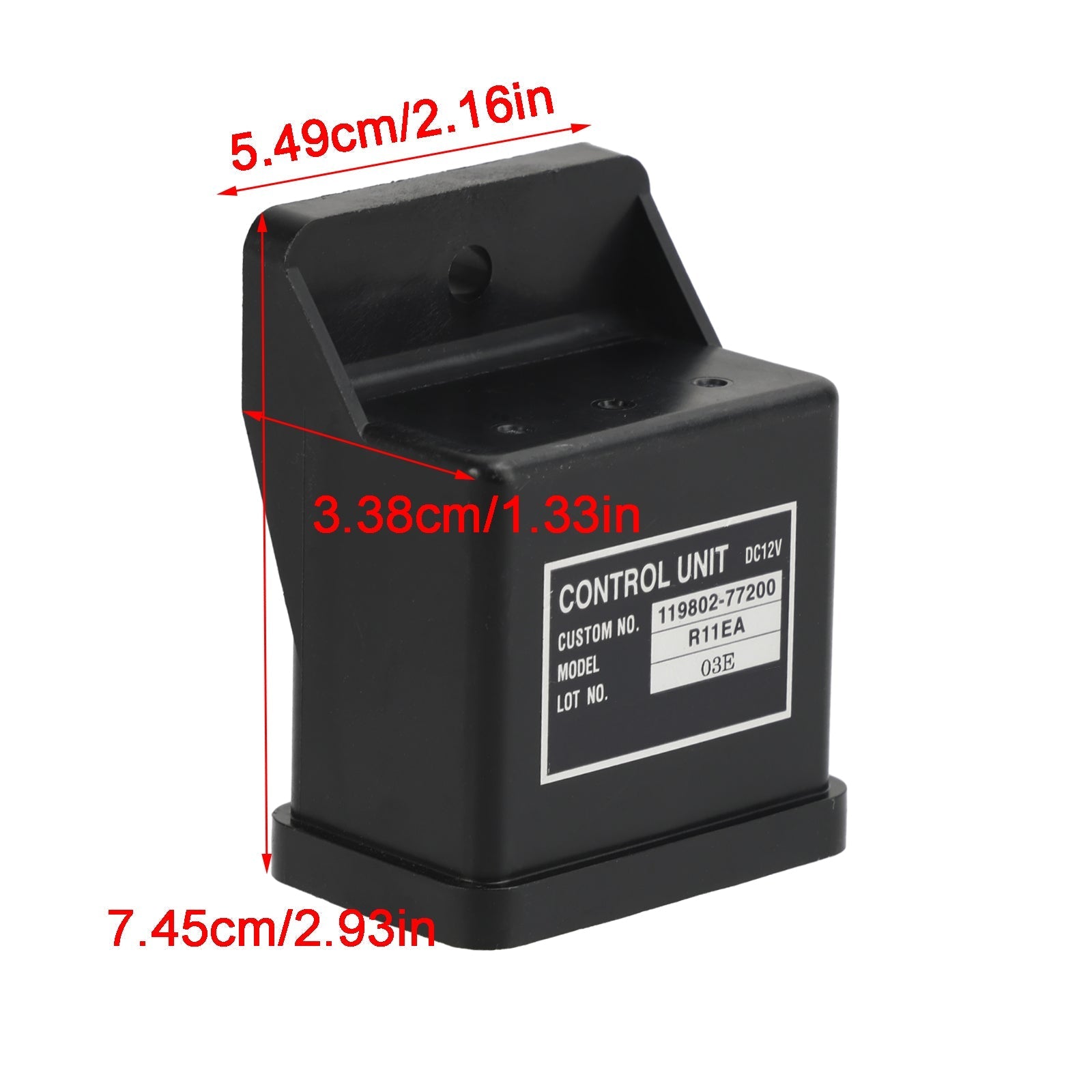 12V R11EA Safety Relay Component 119802-77200 Yanmar ZX-3 Hitachi Excavator Control System