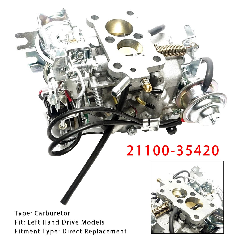 1986-1988 Toyota Hilux RN50 RN55 4D Double Cab LHD Carburetor 21100-35420