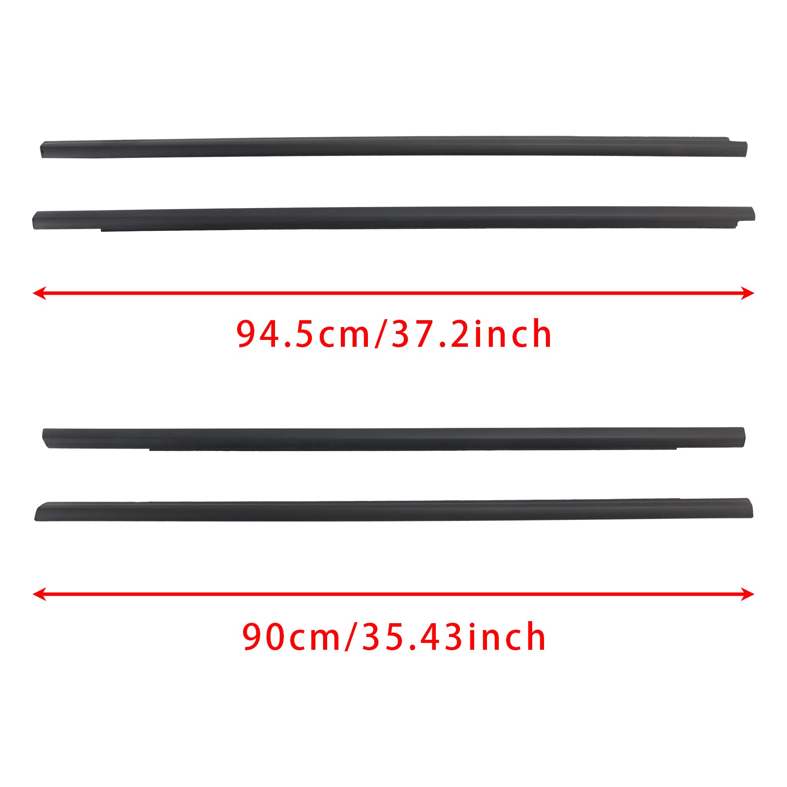 2001 2002 2003 2004 2005 2006 2007 Nissan X-trail Weather Strip Window Seal Kit 4PCS