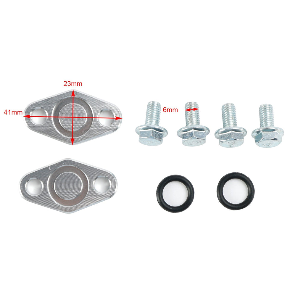 Suzuki GSXR1000 2001-2008 Block Off Plate Kit for Oil Cooler