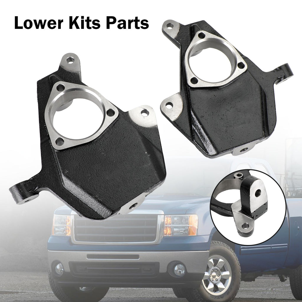 Chevy Silverado GMC Sierra 1500 2" Lowering Spindles 2007-2016 2WD 4WD