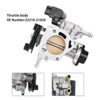 Throttle Body Assembly for 2000 2001 2002 2003 2004 2005 Toyota Echo M/T Sedan 22210-21020