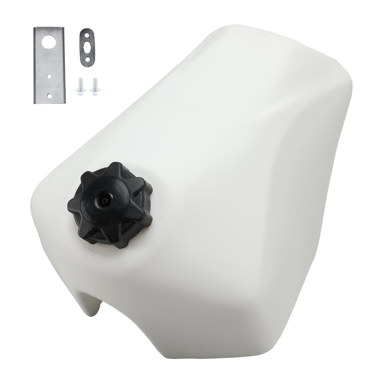 Kawasaki KLR 250 KLR250 1985-2005 White Extended 3.2 Gallon Gas Tank