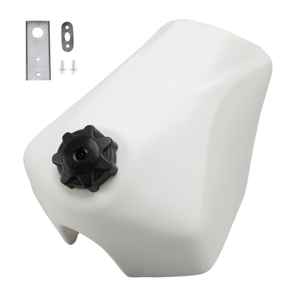 1985-2005 Kawasaki KLR250 KLR 250 White 3.2 Gallon Oversized Fuel Tank