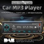 Bluetooth Car Stereo Radio 1DIN FM MP3 Player with DAB and 2.5D Touch Screen