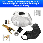 1963-1981 Chevy Corvette 3899621 Clutch Bell Housing 11" Fork Throwout Bearing Cover Complete Kit