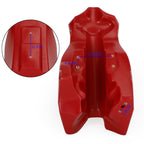 Red 3.6 Gallon Fuel Tank with Cap and Petcock Valve Kit for 1989-2001 Honda CR500R