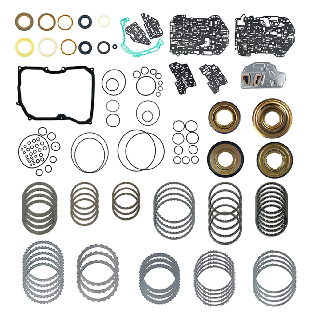 Transmission Rebuild Master Kit Gasket Clutch Set Compatible with VW Audi 09G TF60SN 6-Speed AT