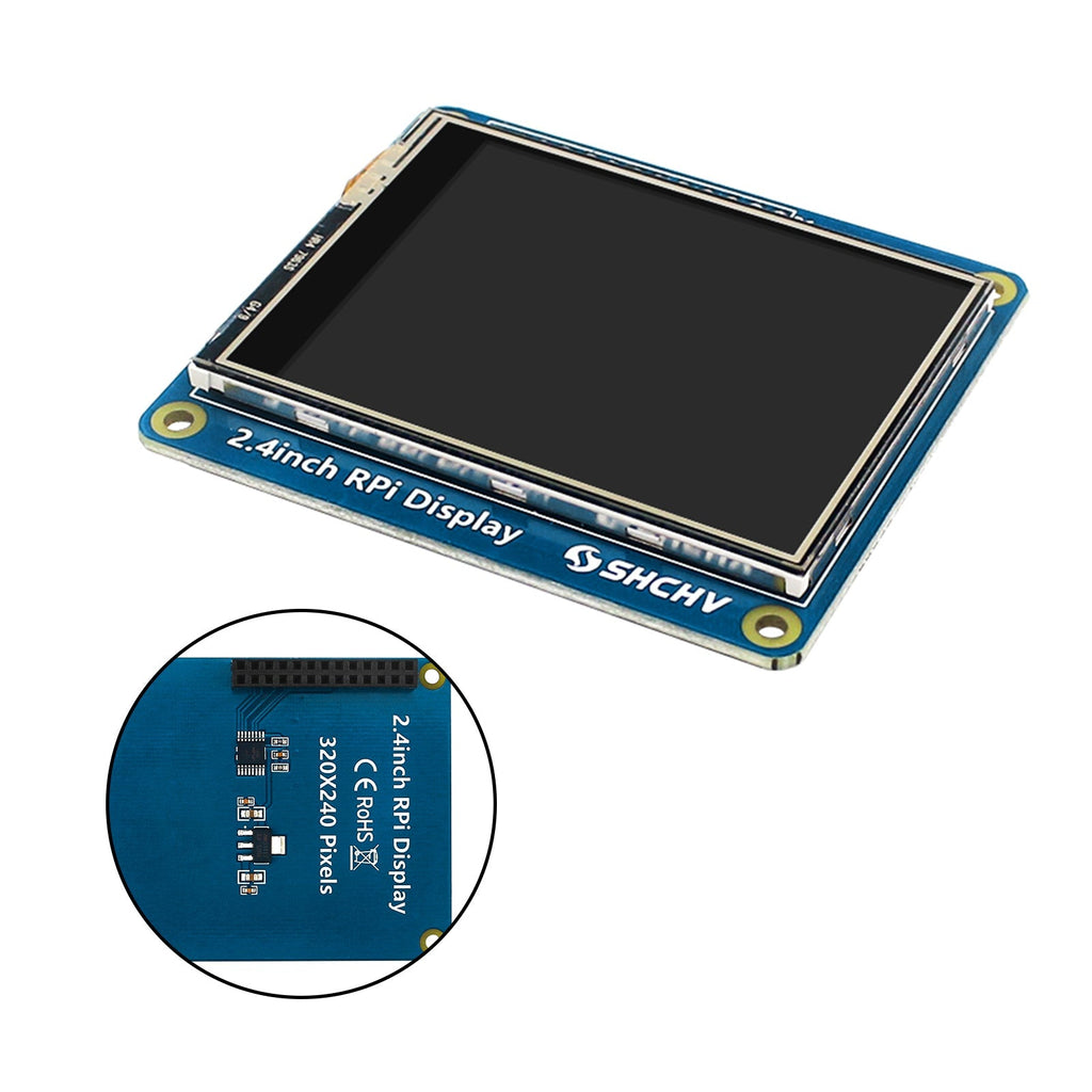 2.4" 320x240 LED Screen Compatible with Raspberry Pi 4B 3B+ Zero 2 W