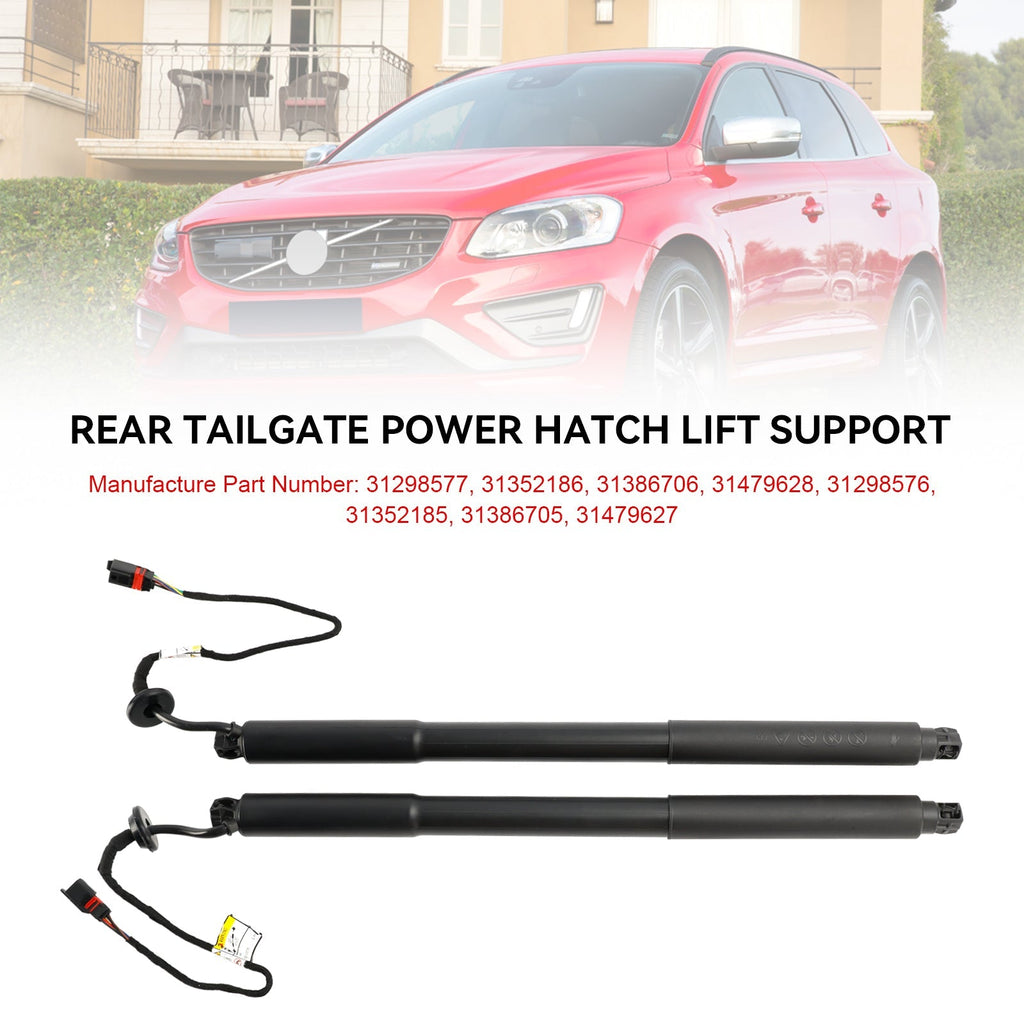 04.2012-12.2015 Volvo XC60 I SUV (156) D3 2PCS Power Liftgates Lift Support 31386705 31386706