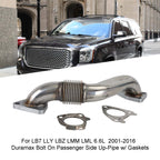 6.6L Duramax Up-Pipe Exhaust Manifold Assembly with Gaskets 2001-2016 LB7 LLY LBZ LMM LML