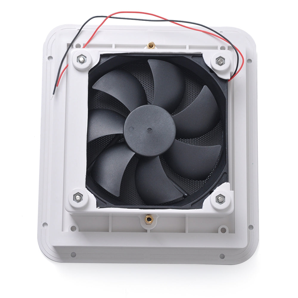 12V Mute Exhaust Ventilation Fan for RV Caravan Trailer Side Air Cooling