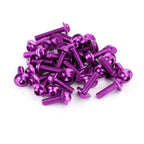 158x Motorcycle Windscreen Fairing Hardware Kit Purple Sportbike Clip Screw Bolt Fasteners