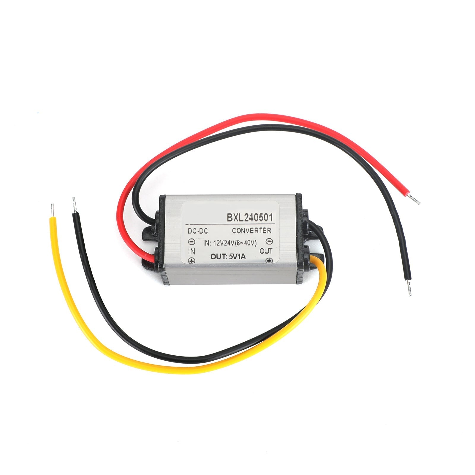 12V/24V to 5V Waterproof Step-Down DC Converter Power Regulator 1~5A Rating