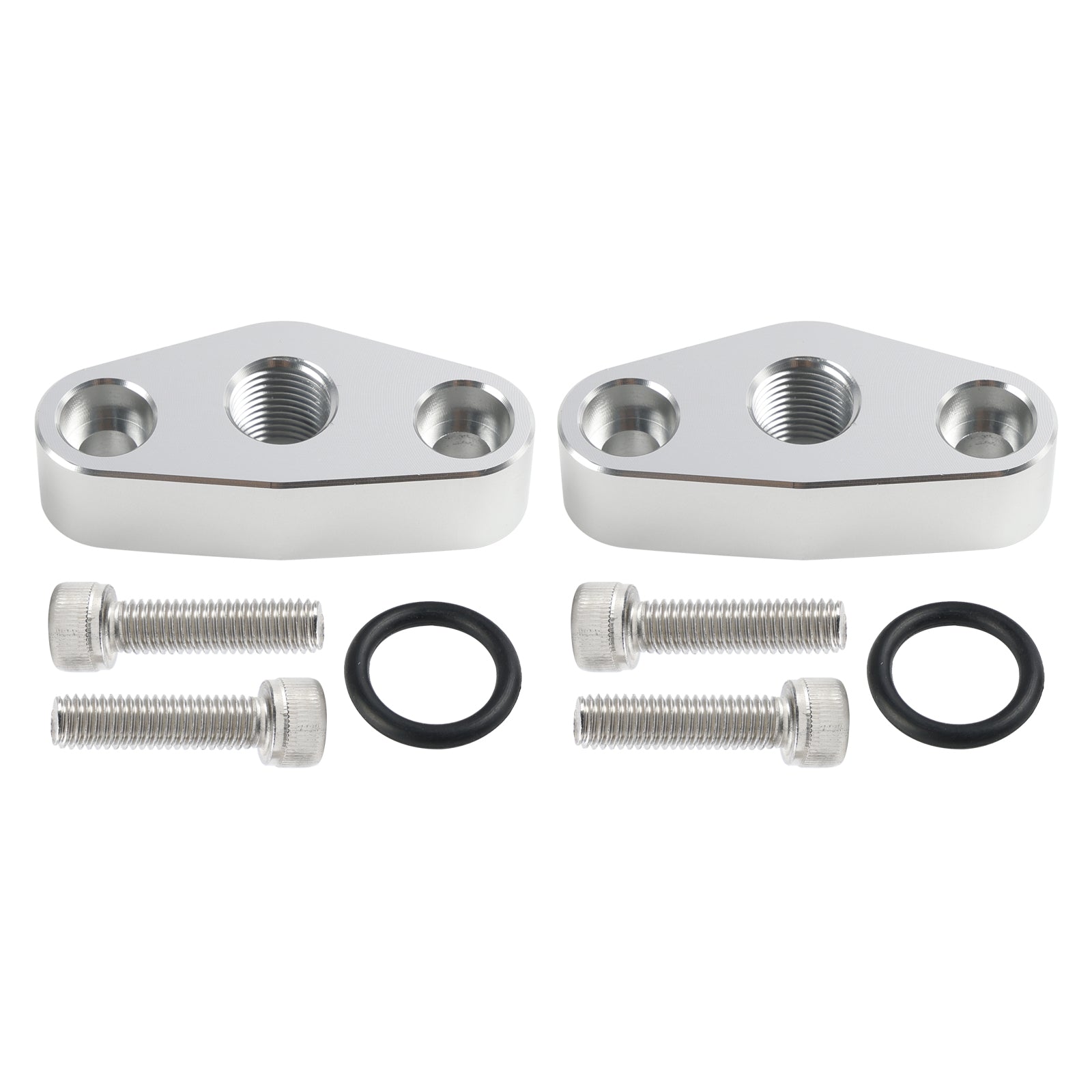 Chevy LS Engine Oil Pressure Sensor Adapter Plate 551623 M16 x 1.5 Pair