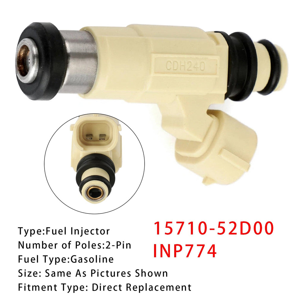 Single Fuel Injector 15710-52D00 Suzuki Grand Vitara XL-7 2.7 Liter 2001-2006