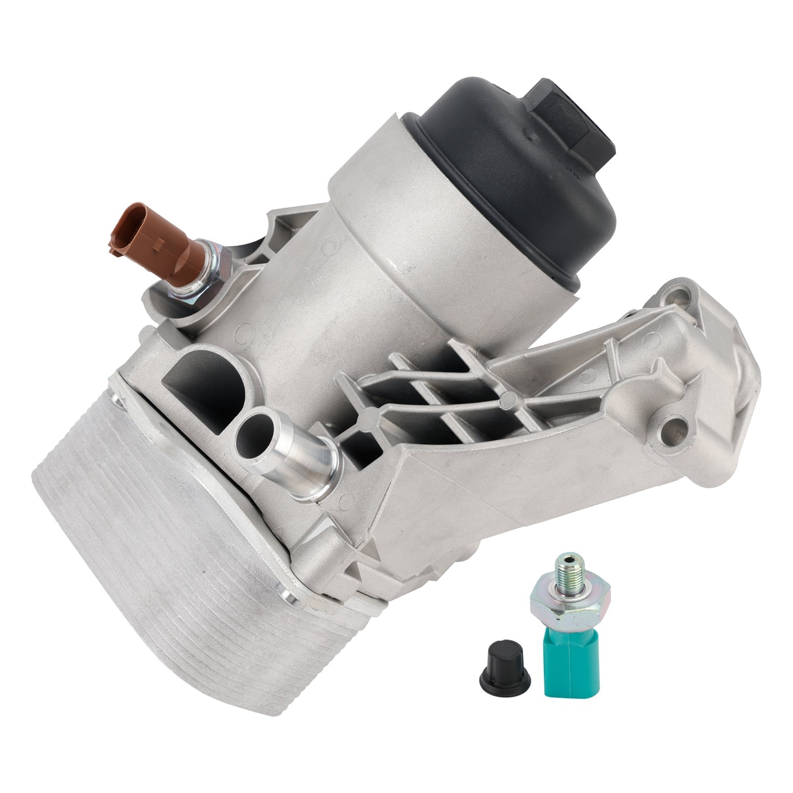 Filter Housing and Oil Cooler Unit 03N115389A Compatible with Audi VW Seat Skoda TDI 1.6 2.0