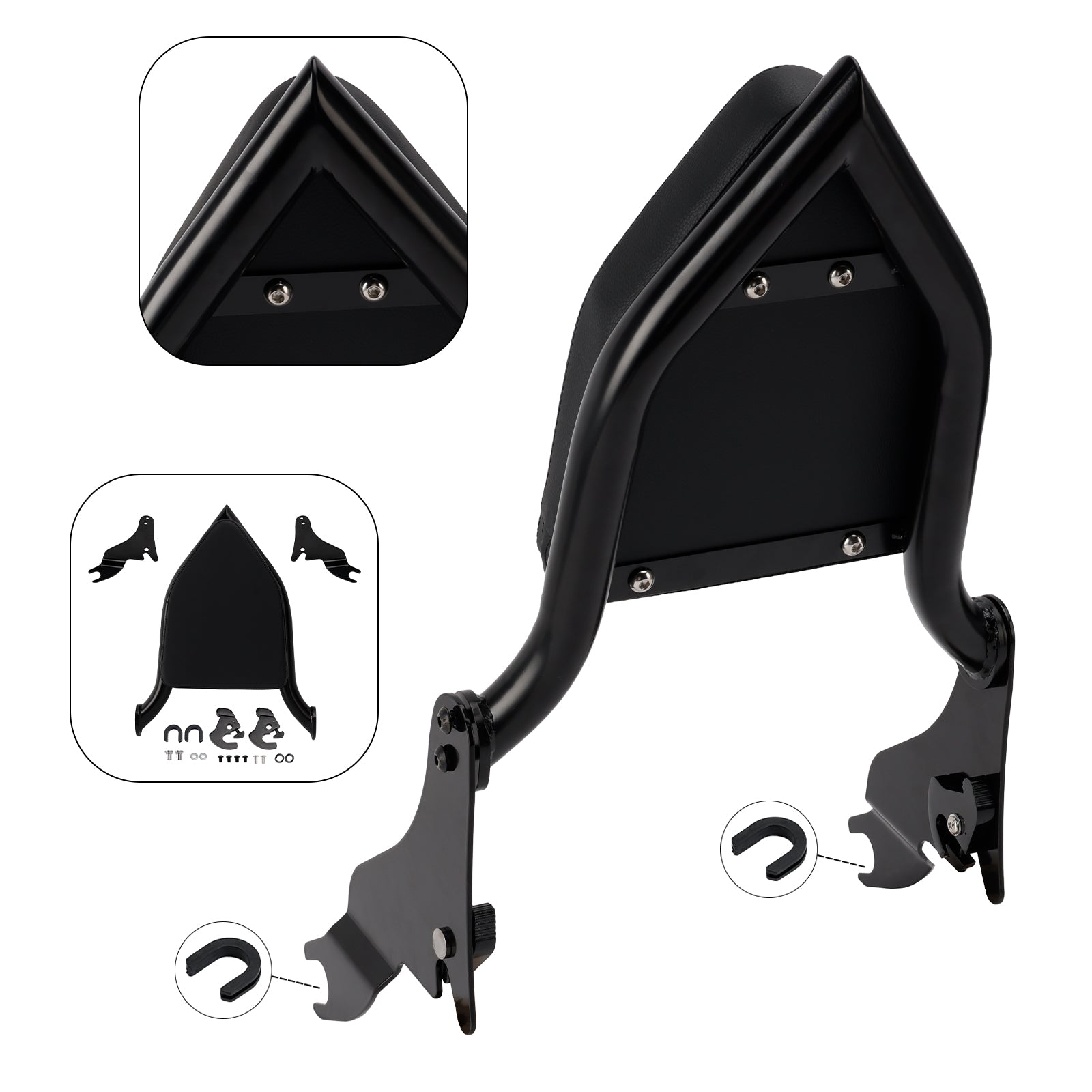 2000-2001, 2009, 2024 CVO Road Glide FLTRSE Passenger Backrest Sissy Bar