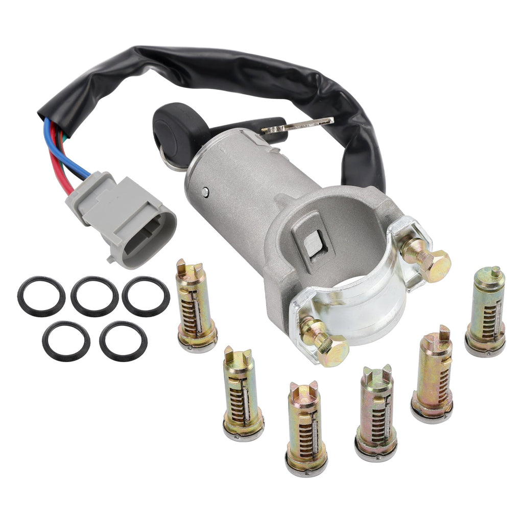 Iveco Daily Ignition Lock Cylinder Kit 6x Locking Cylinders with Key 2000-2006 2991727