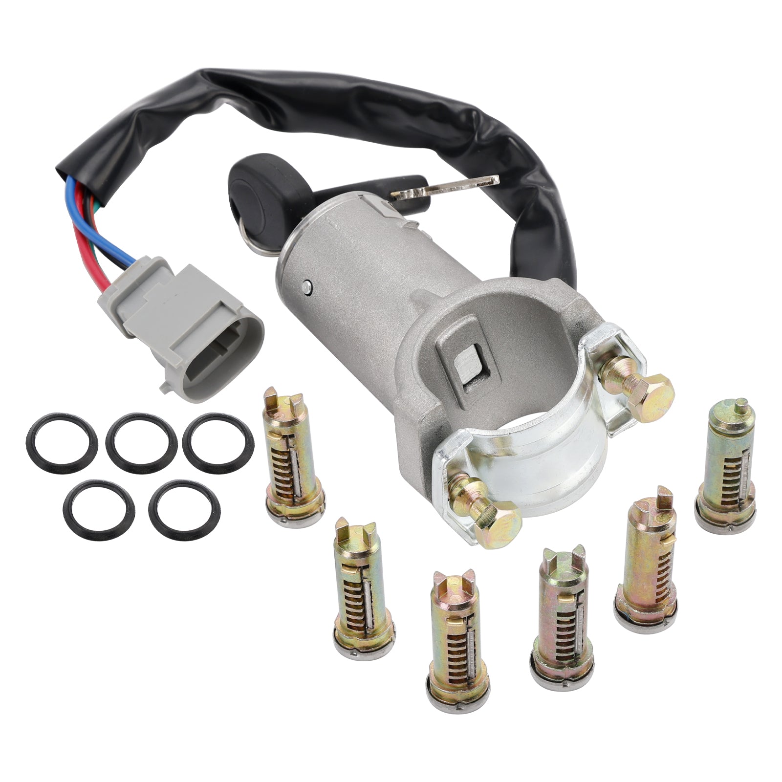Iveco Daily Ignition Lock Cylinder Kit 6x Locking Cylinders with Key 2000-2006 2991727