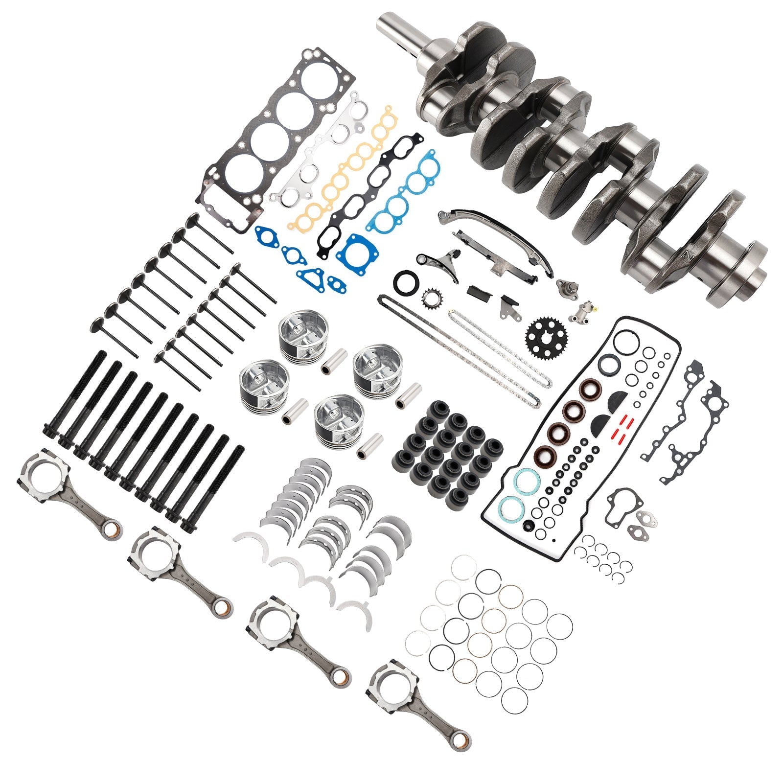 1996-2000 Toyota 4Runner 2.7L 2694CC l4 DOHC 3RZ-FE Engine Overhaul Rebuild Kit 13411-75901 3-3SRH106