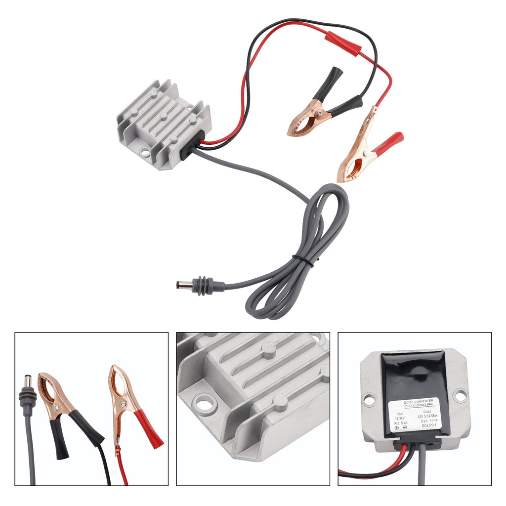 12V/24V To 30V DC Boost Converter 3.5A Kit Including Power Connection Cable