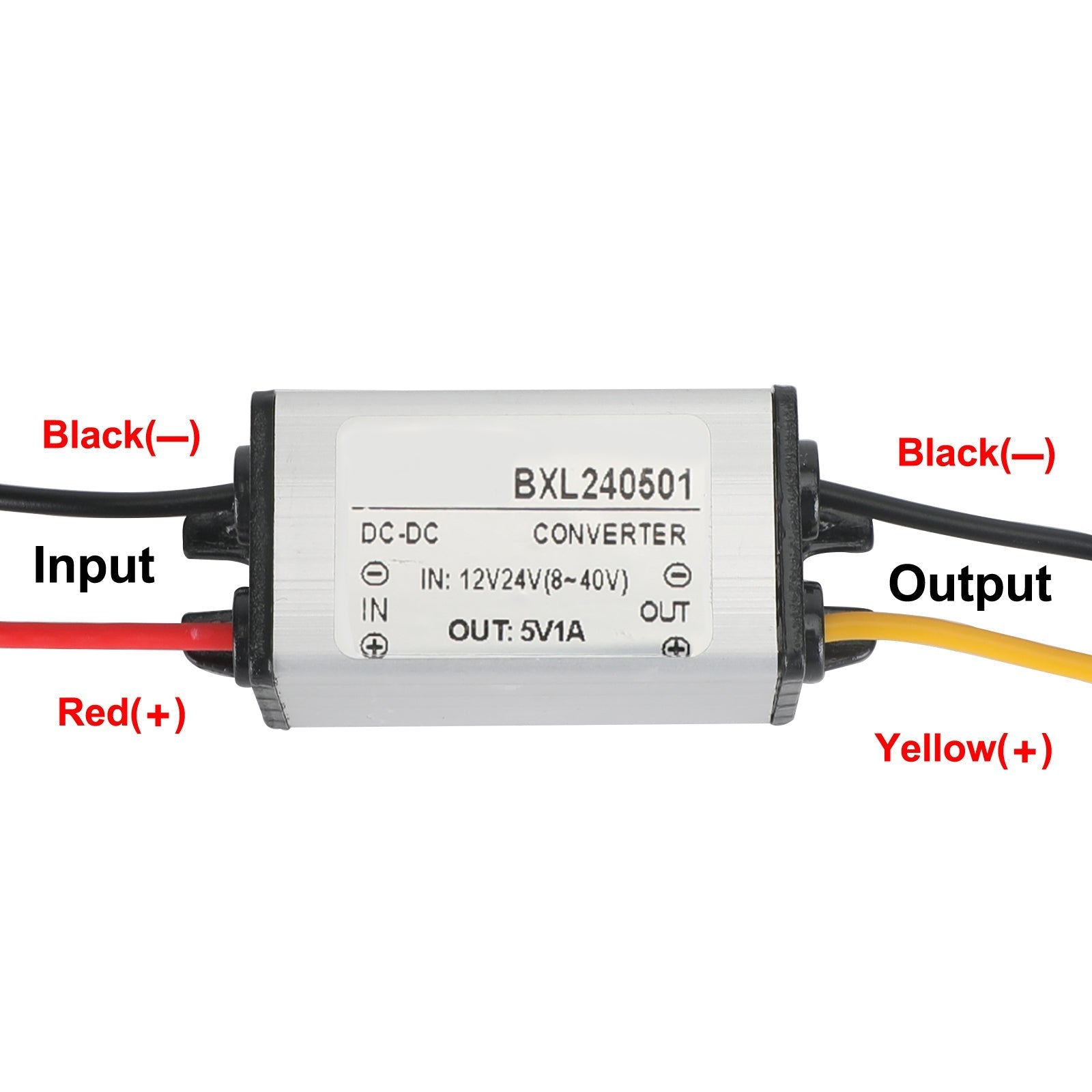 12V 24V to 5V Waterproof DC DC Converter Regulator 1 5 Amp Power Supply