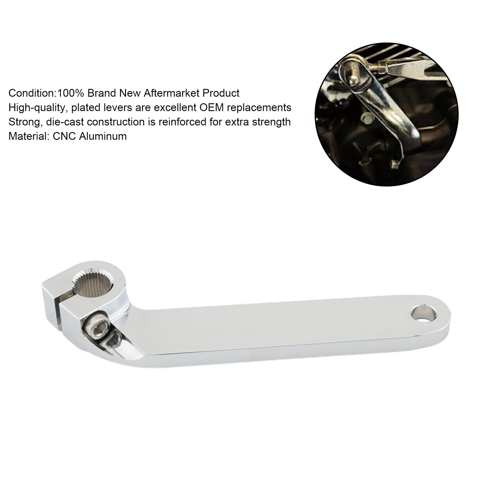 1602-0868 Road King FLH FLT FLRT Inner Shift Lever Linkage Rod Arm 84-19