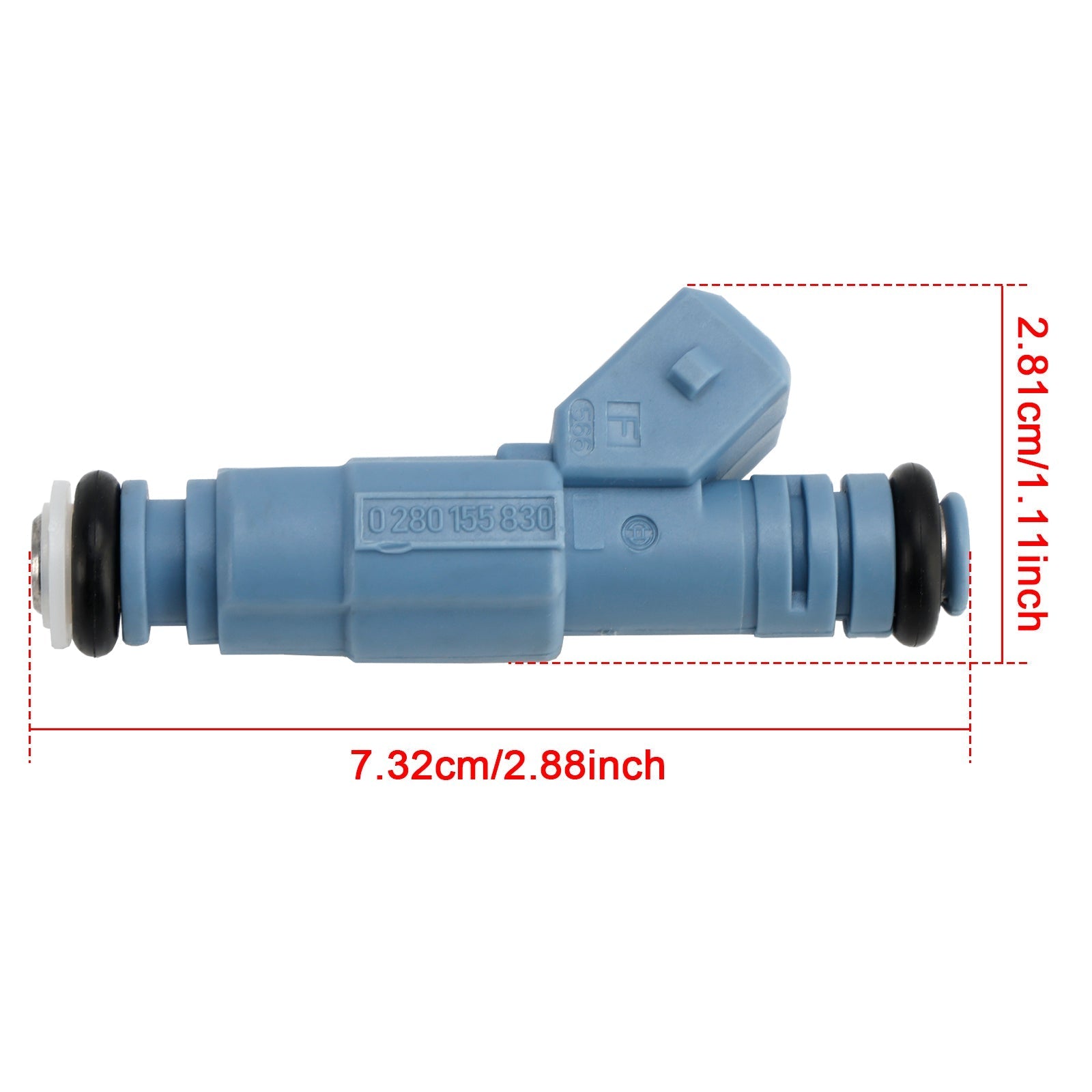 1Pcs OEM Fuel Injector 91860600 Compatible with Volvo C70 V70 S60 S80 1998-2009