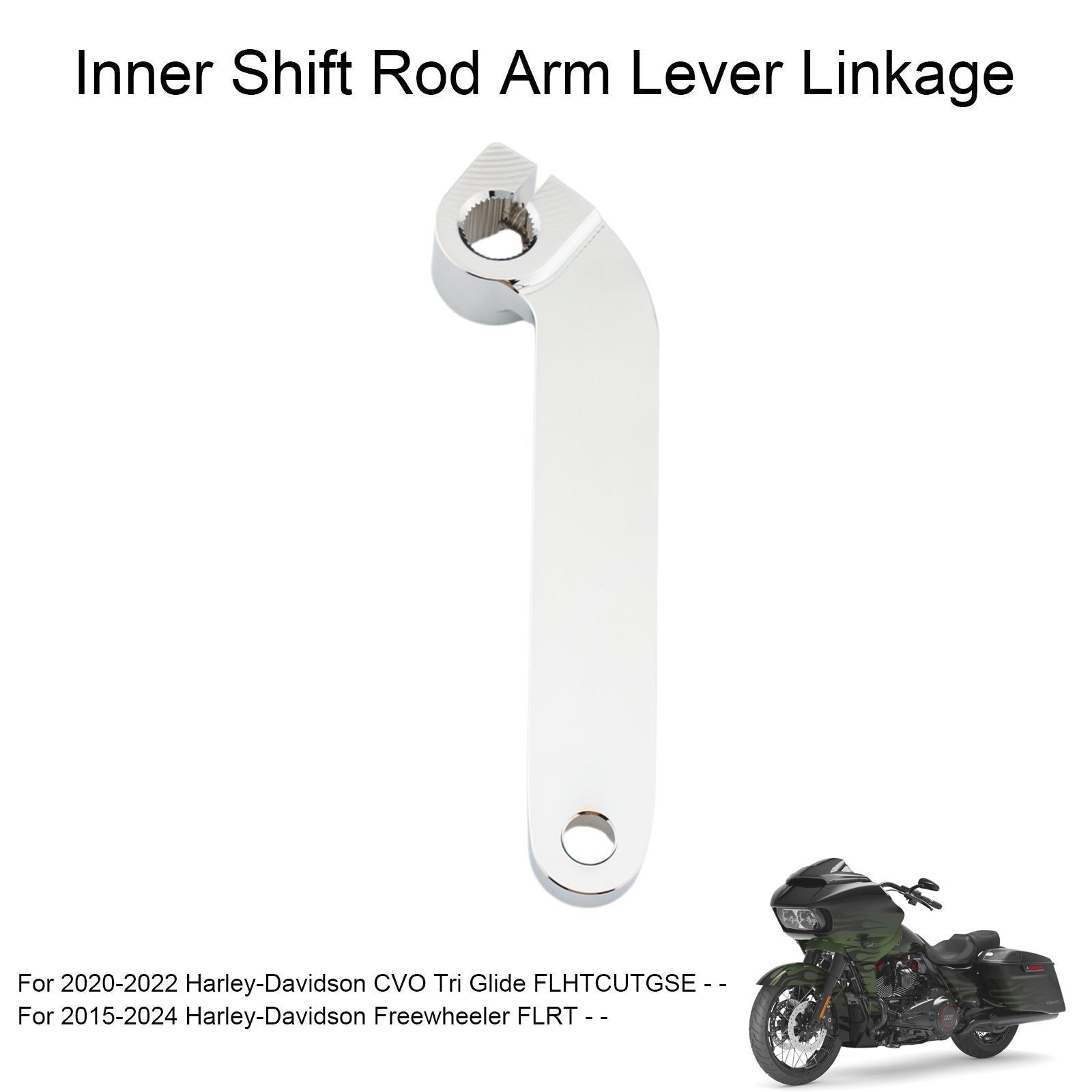 1602-0868 Road King FLH FLT FLRT Inner Shift Lever Linkage Rod Arm 84-19