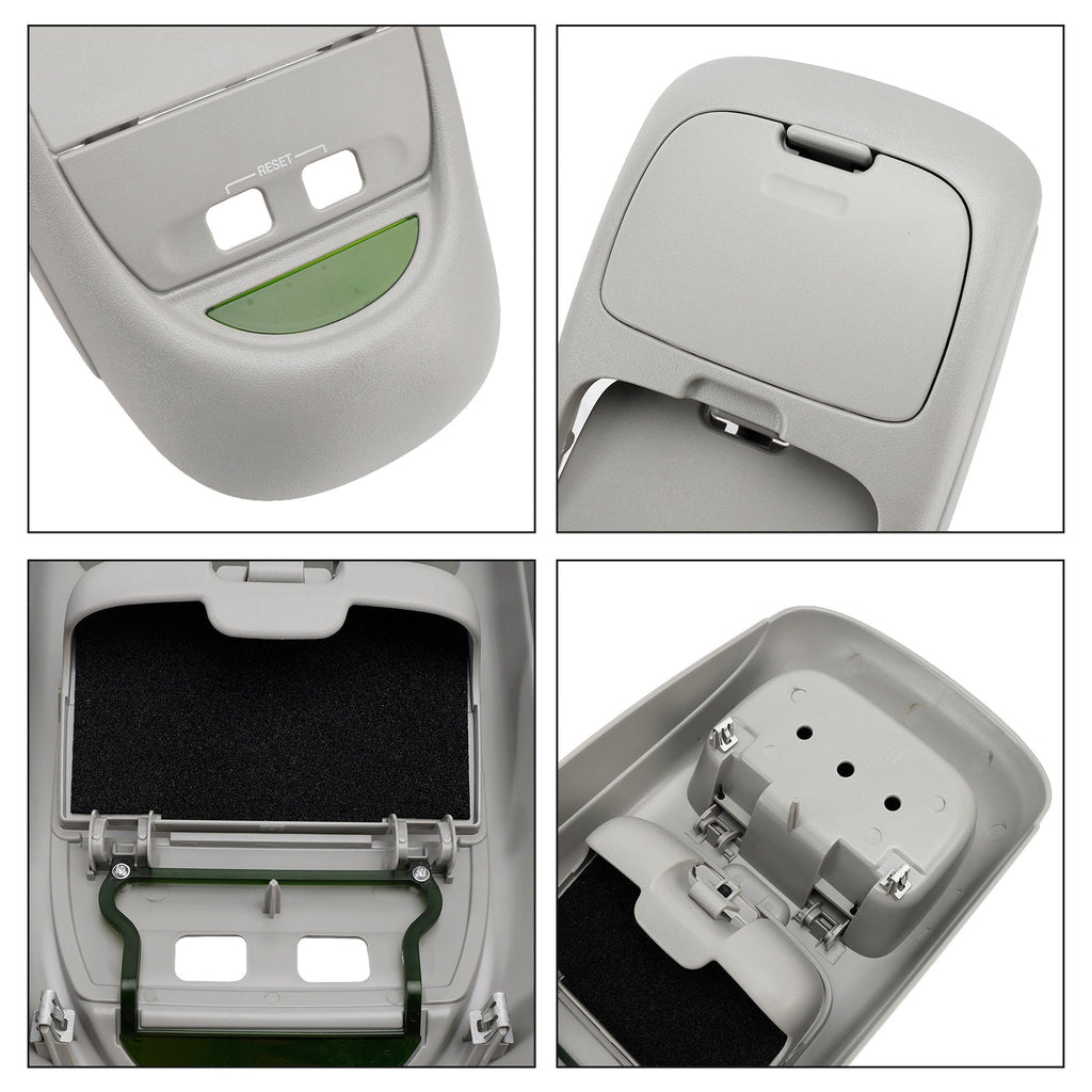 2002-2004 Ford F-Series Super Duty Gray Overhead Console w/o Sunroof F250 F350 F450 F550