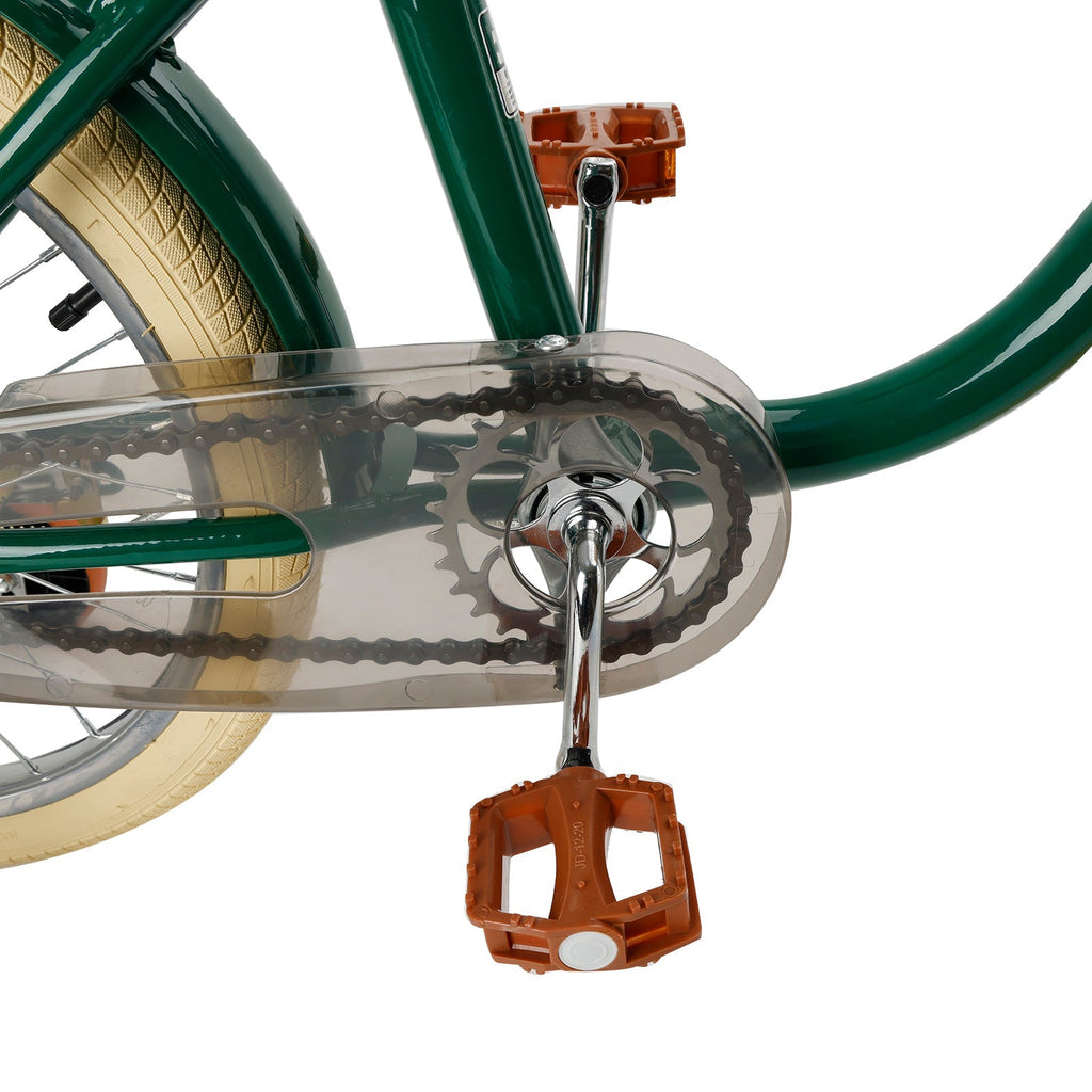 18" Child's Bicycle for 7-9 Year Old Kids Boys Girls Featuring Basket