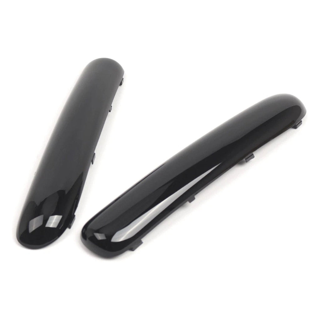 2001-2004 Mini One Cooper R50/R52/R53 Pair Front Bumper Trim Set Glossy Black